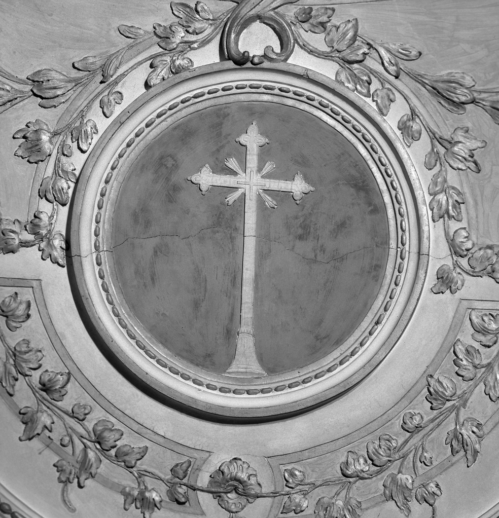 croce (decorazione plastica, elemento d'insieme) di Re Francesco (sec. XVIII)