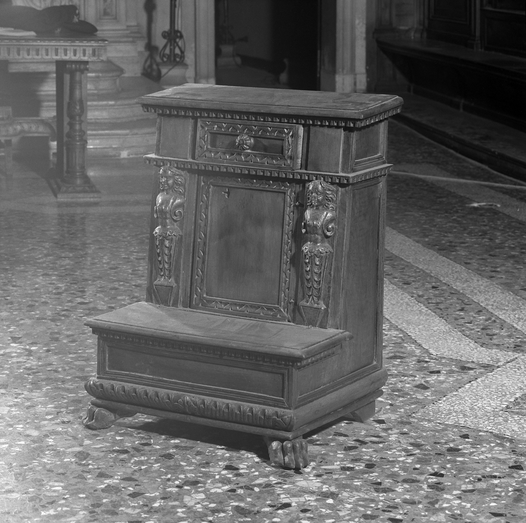 inginocchiatoio - ambito veneto (sec. XVIII)