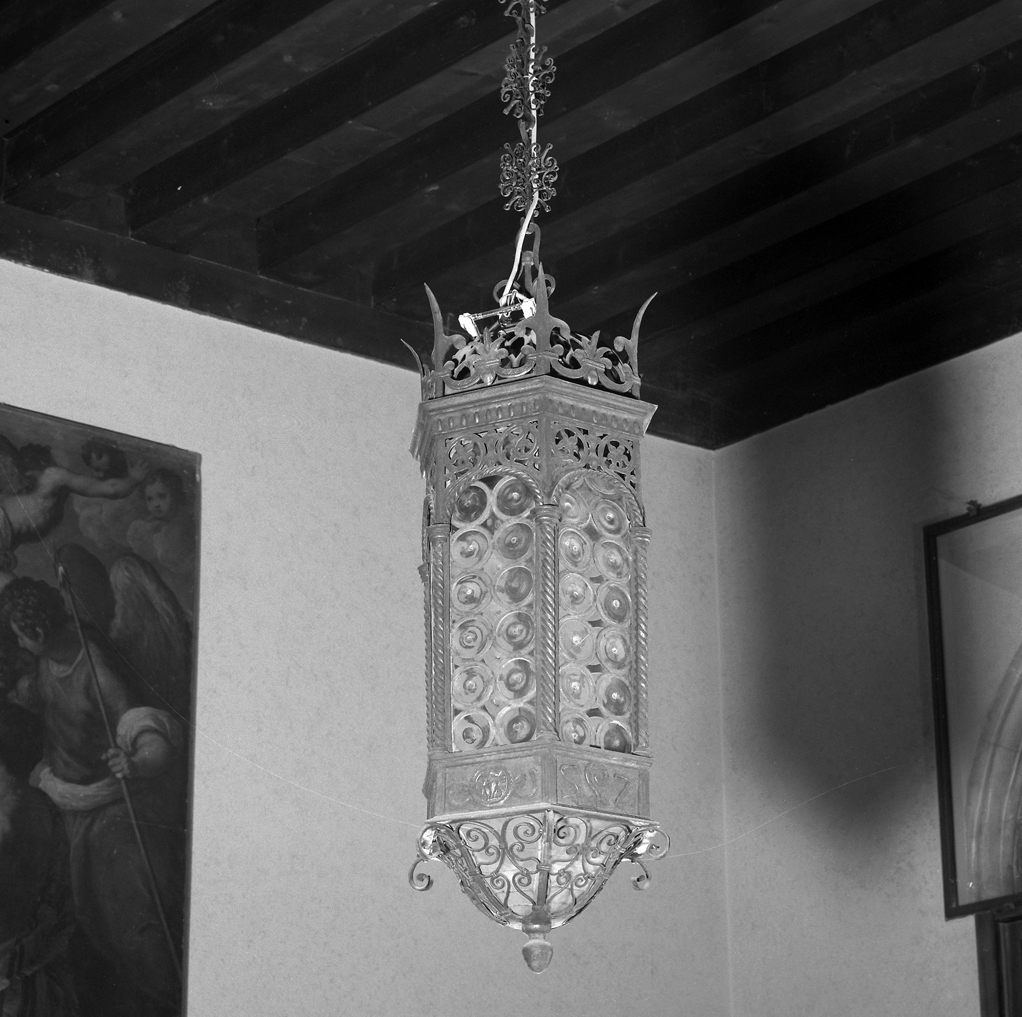 lampadario - ambito veneto (sec. XVIII)