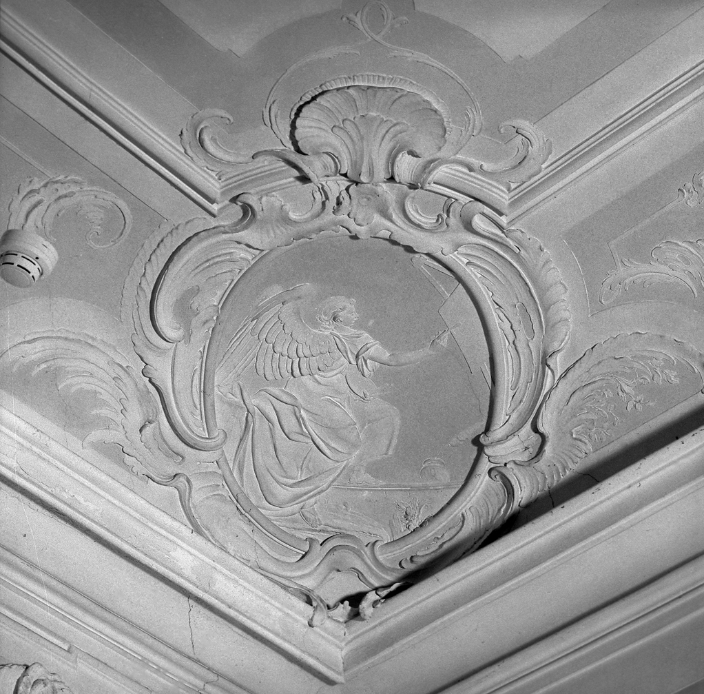 angelo (decorazione plastica, elemento d'insieme) di Adami Antonio, Bravi M, Re Francesco (sec. XVIII)