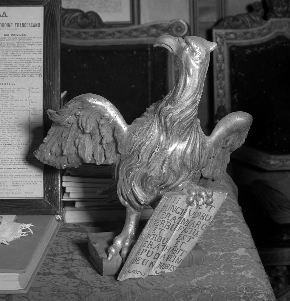 simbolo di San Giovanni Evangelista: aquila (scultura) - ambito veneto (sec. XIX)