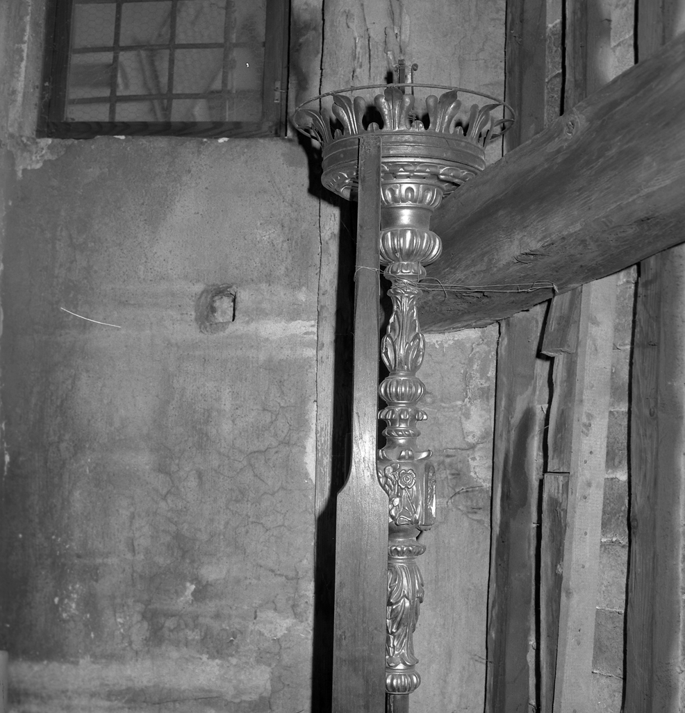 candelabro portatile - ambito veneto (sec. XVII)