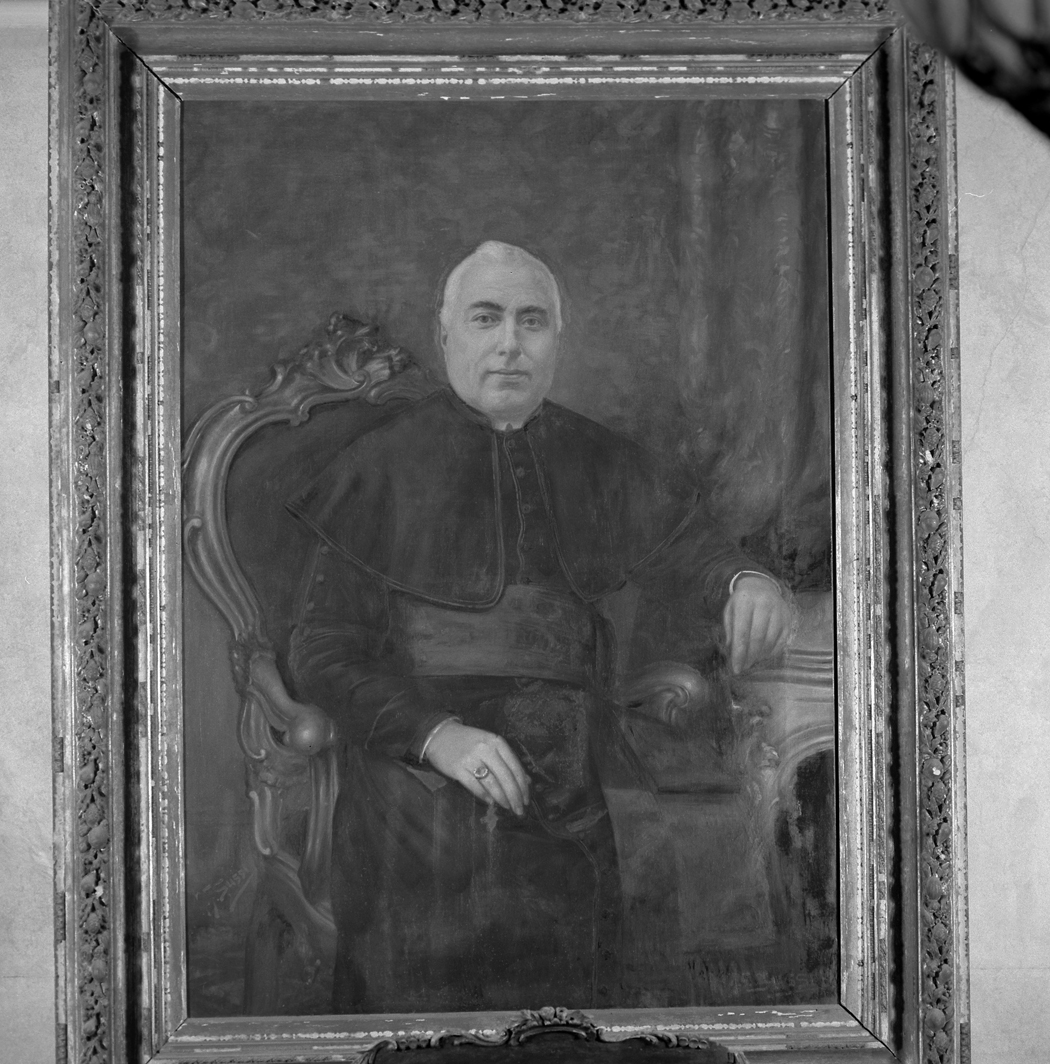 ritratto di ecclesiastico (dipinto) - ambito veneto (sec. XIX)