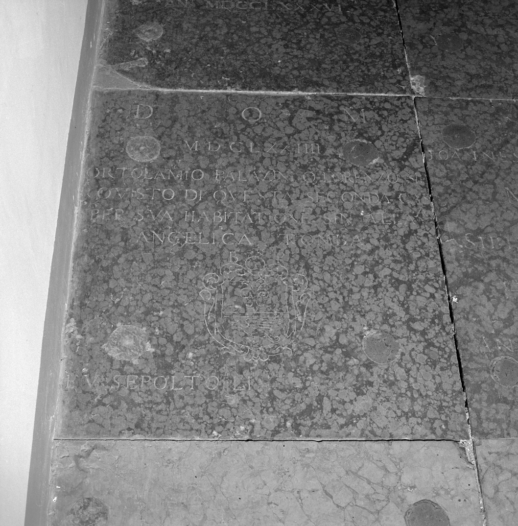 lastra tombale - ambito veneziano (sec. XVII)