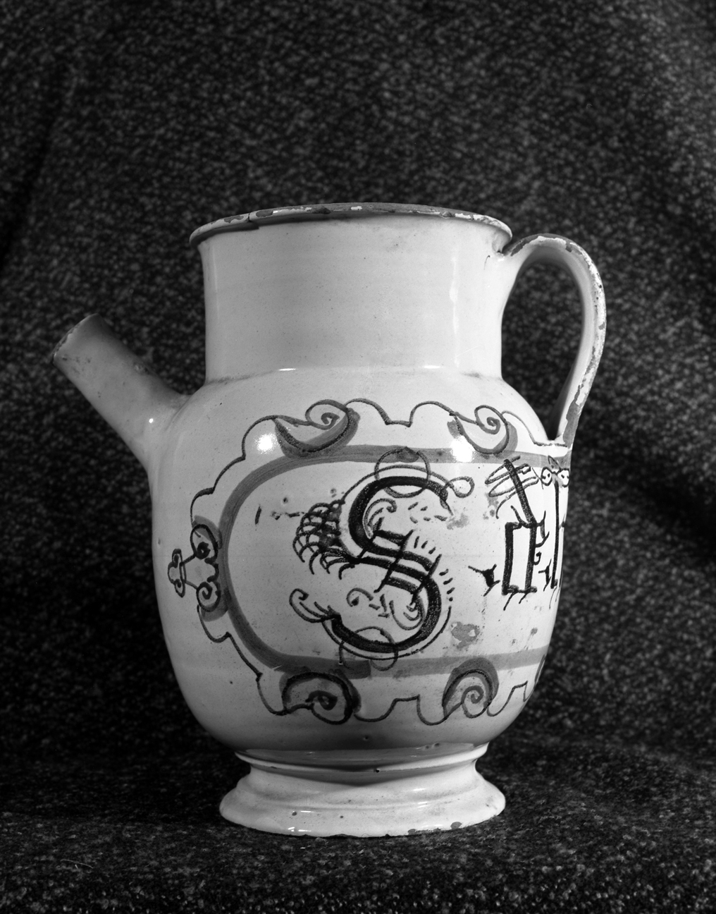 brocca - ambito veneto (fine/inizio secc. XVII/ XVIII)