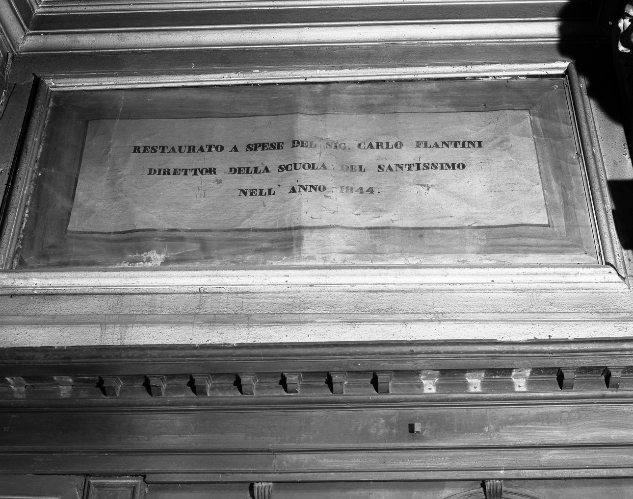 lapide documentaria - bottega veneta (sec. XIX)