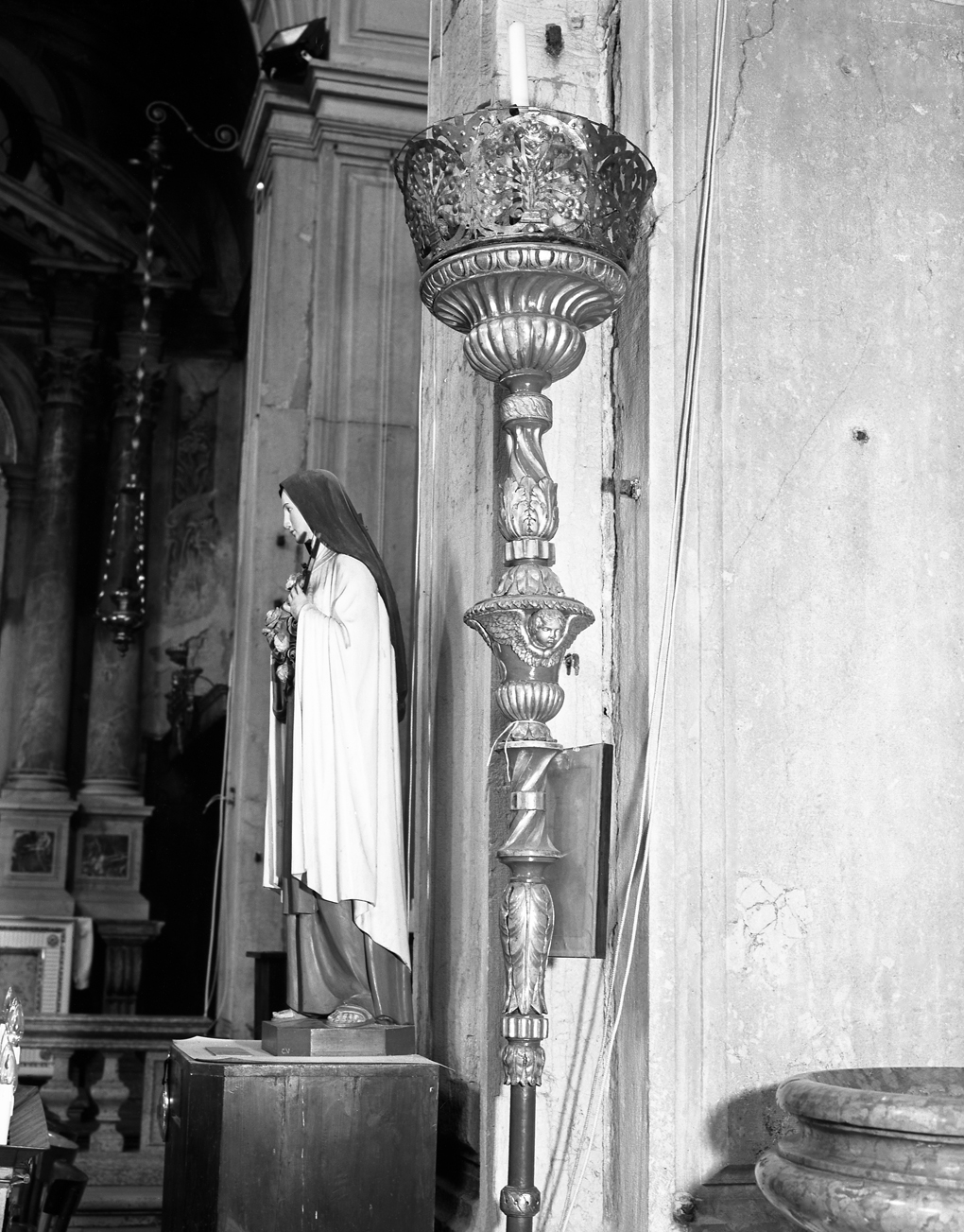 torciera, serie - bottega veneta (sec. XVIII)