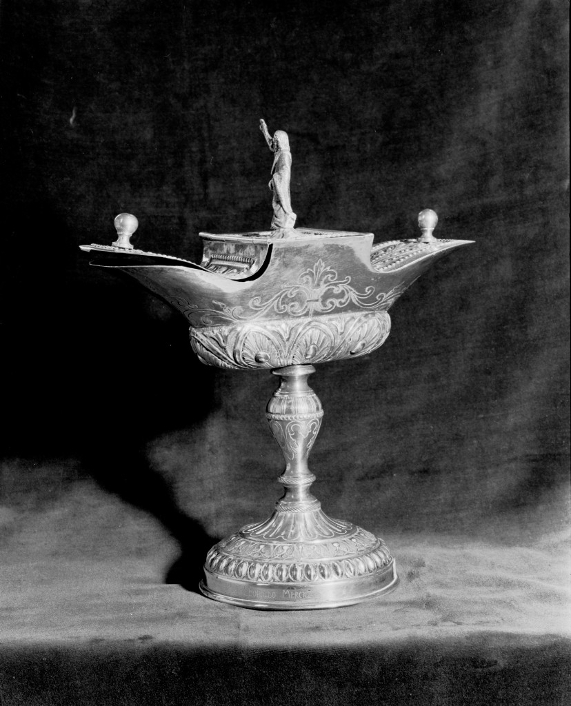 navicella portaincenso - bottega veneta (seconda metà sec. XIX)