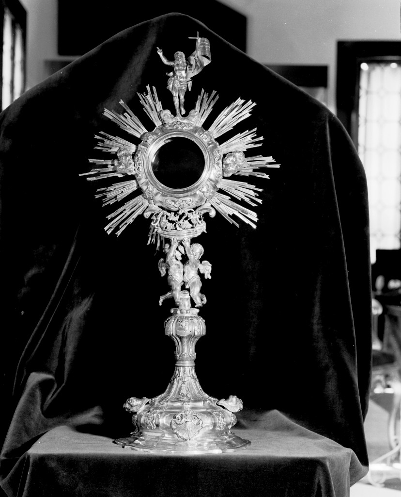 ostensorio - bottega veneta (seconda metà sec. XVIII)