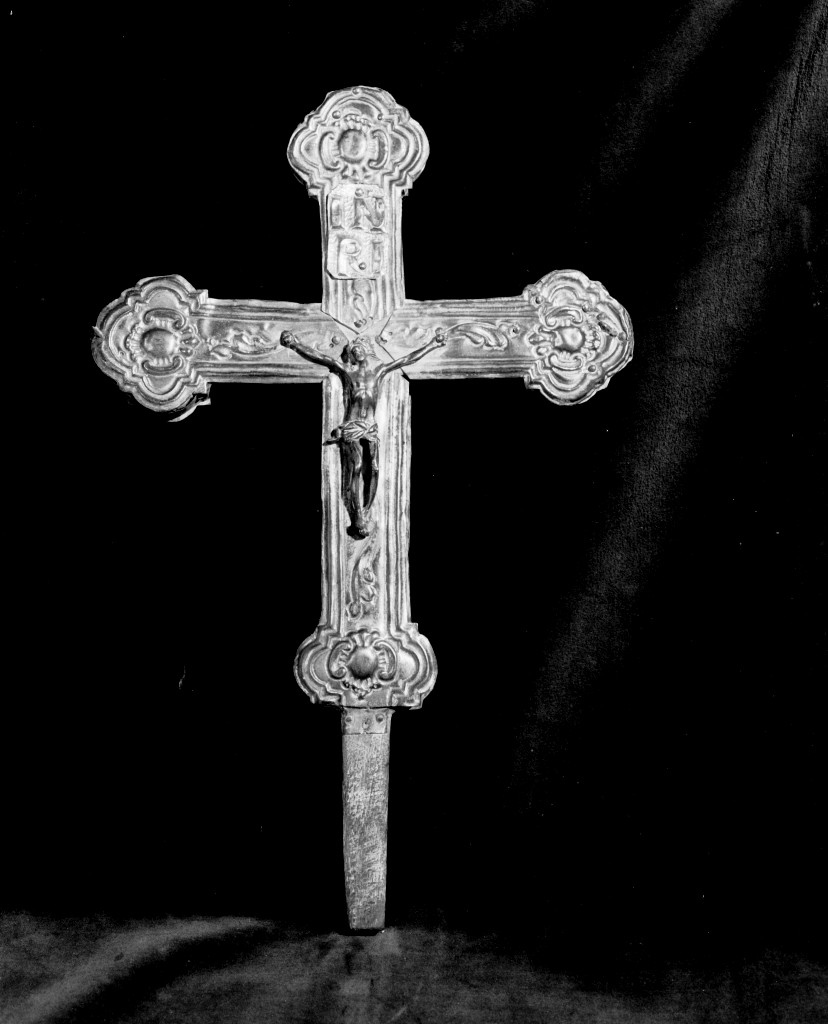 croce processionale - bottega veneta (seconda metà sec. XVIII)