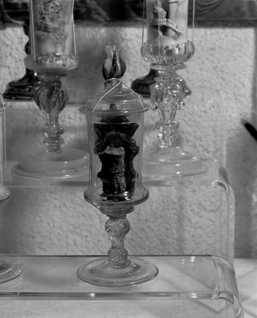 reliquiario - bottega muranese (prima metà sec. XVIII)