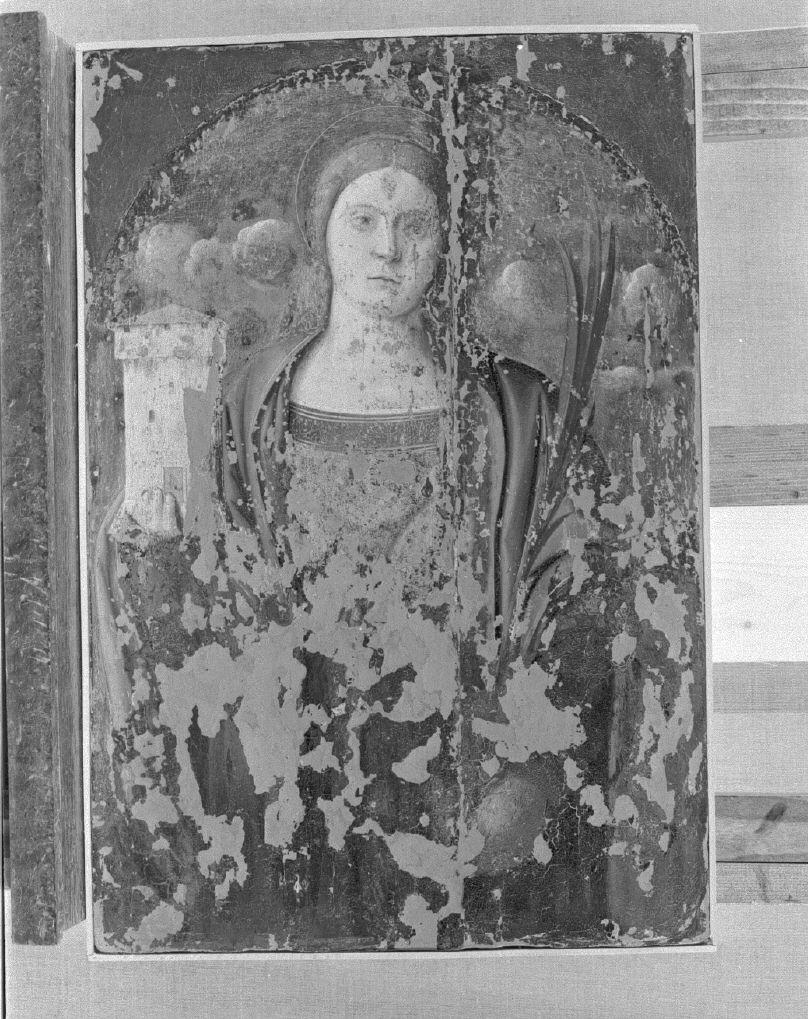 Santa Barbara (dipinto) - ambito veneto (sec. XV)