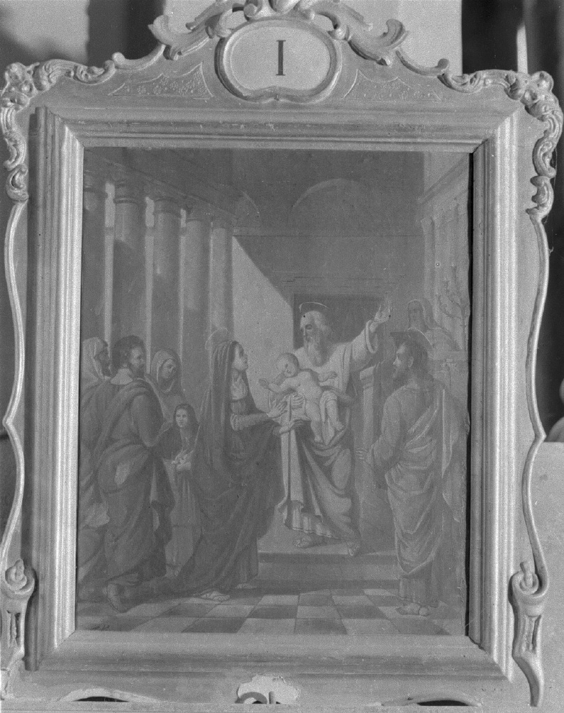 presentazione di Gesù al tempio (dipinto) - bottega veneta (seconda metà sec. XIX)