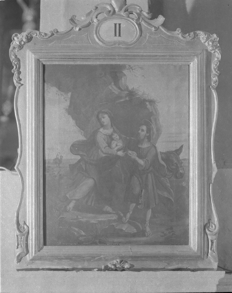 fuga in Egitto (dipinto) - bottega veneta (seconda metà sec. XIX)