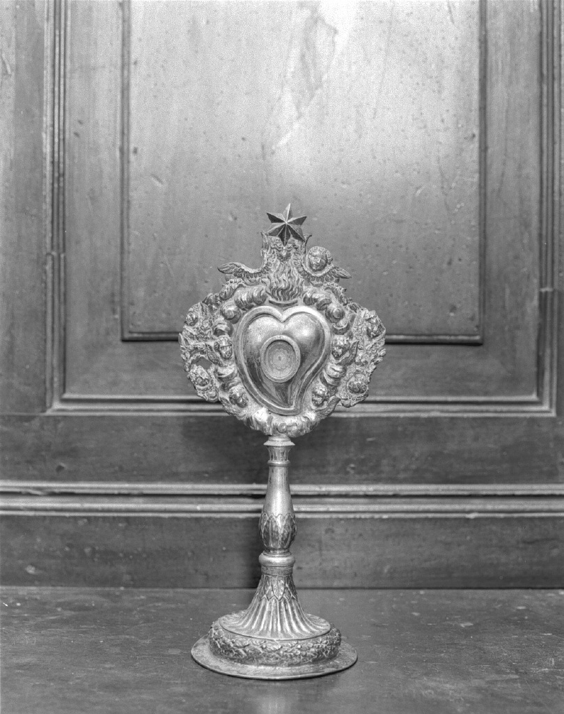 reliquiario - a ostensorio - bottega veneta (seconda metà sec. XVIII)