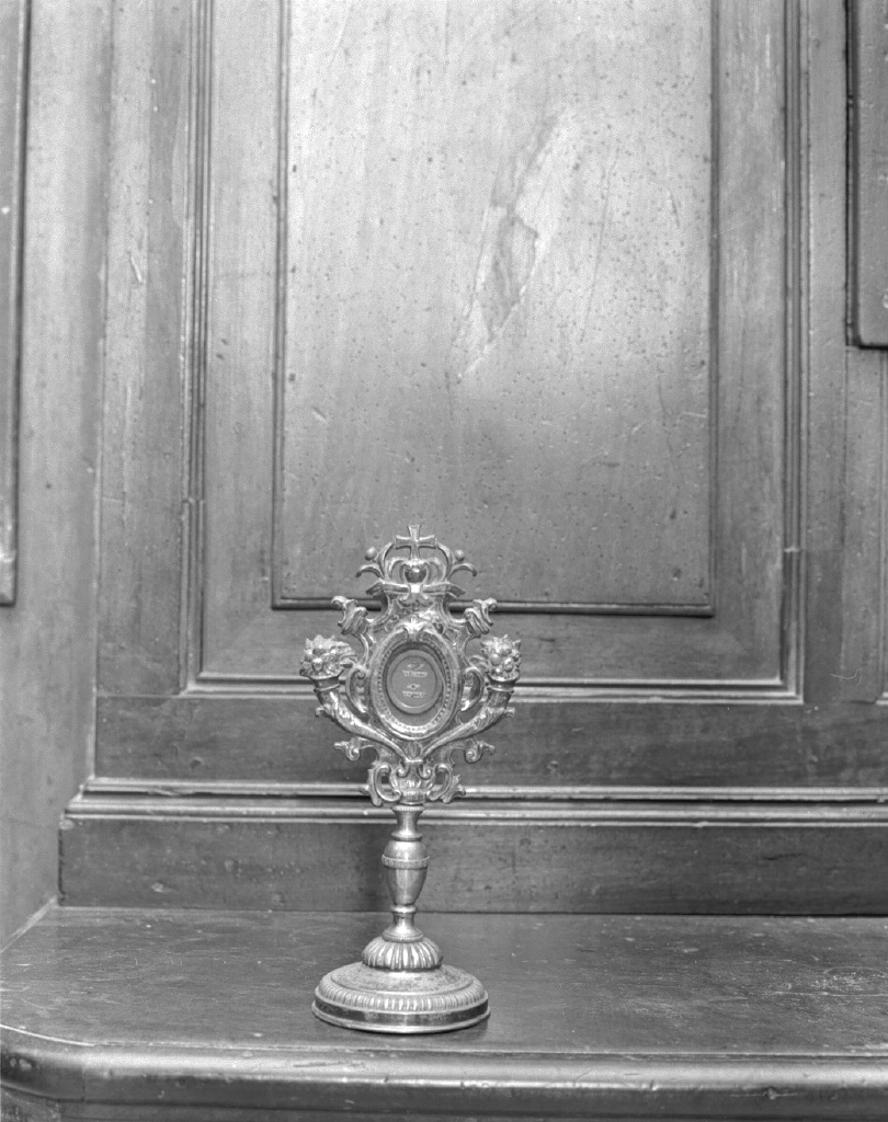 reliquiario - a ostensorio - bottega veneta (inizio sec. XIX)