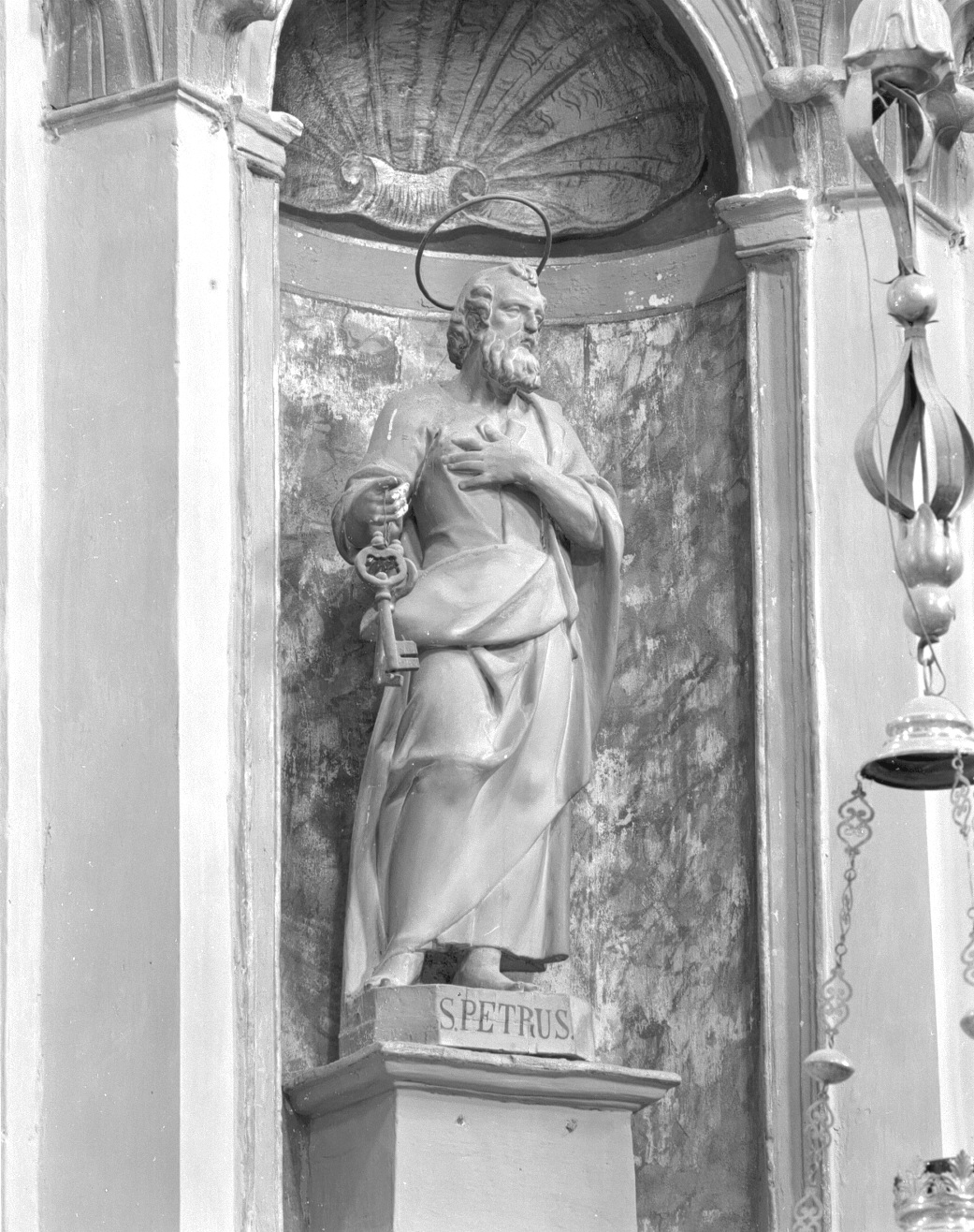 San Pietro (statua) - ambito veneto (inizio sec. XVIII)