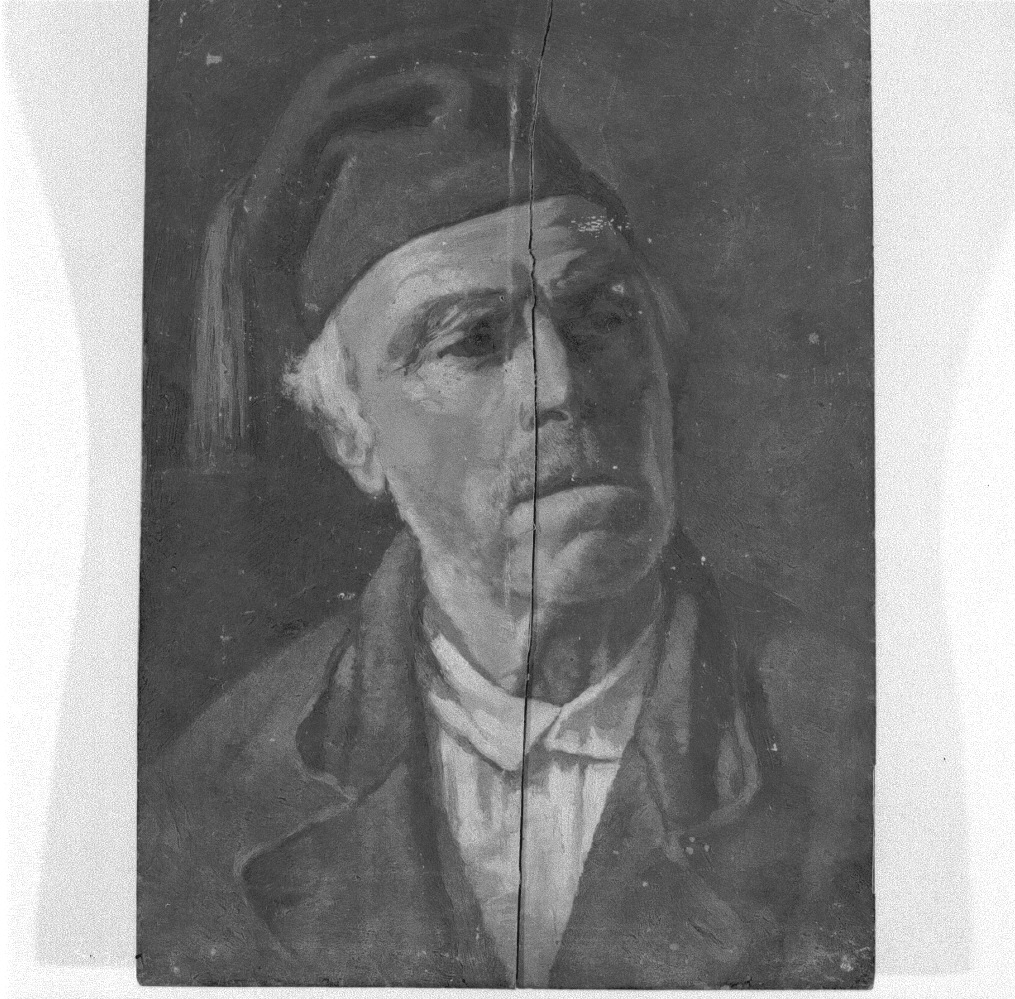 ritratto di pescatore, ritratto d'uomo (dipinto) di Naccari Aristide (fine/inizio secc. XIX/ XX)