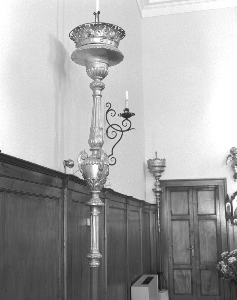 candelabro portatile - ambito veneto (sec. XIX)