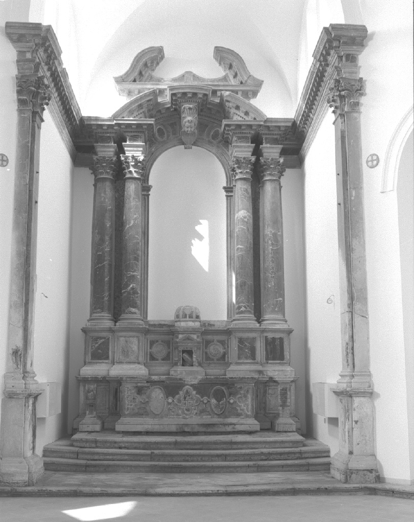 altare maggiore, insieme - ambito veneto (sec. XVII)
