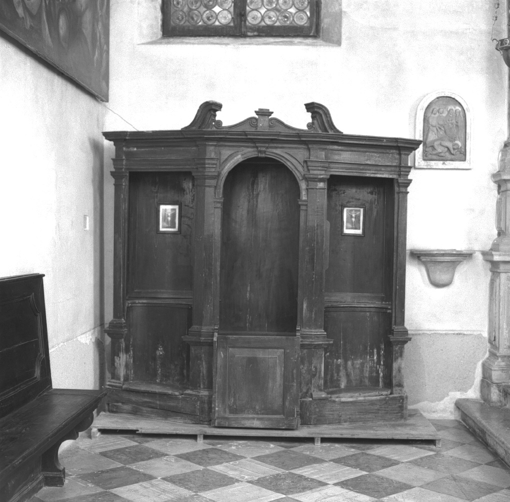 confessionale - ambito veneto (sec. XVIII)