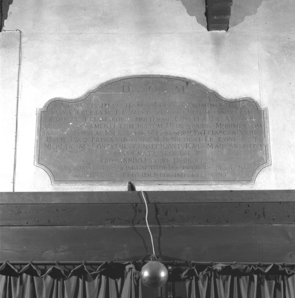 lapide - ambito veneto (sec. XVIII)