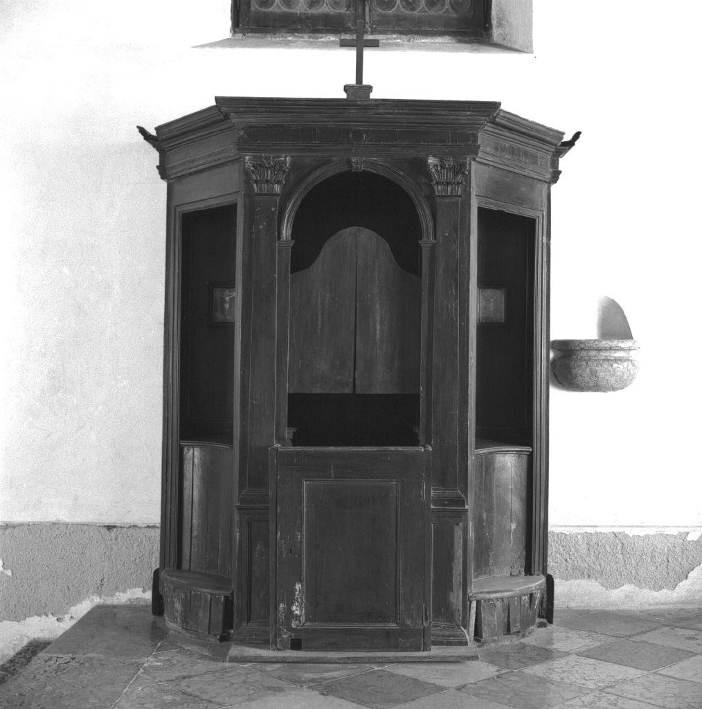 confessionale - ambito veneto (fine/inizio secc. XVIII/ XIX)