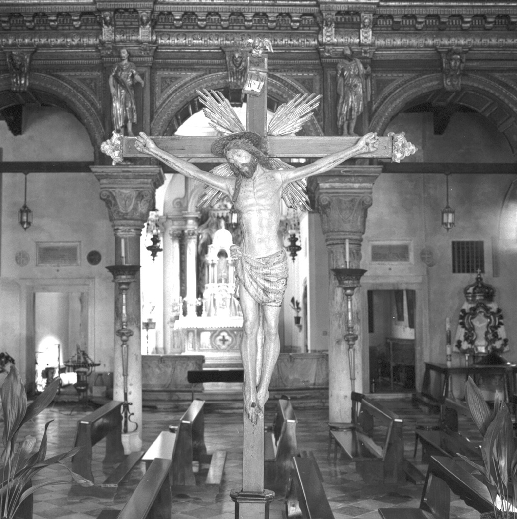 Cristo crocifisso (scultura) - ambito veneto (sec. XVI)