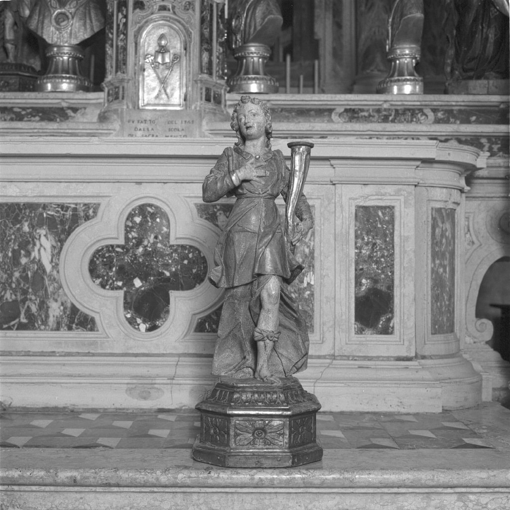 candelabro - a statua - ambito veneto (sec. XVII)