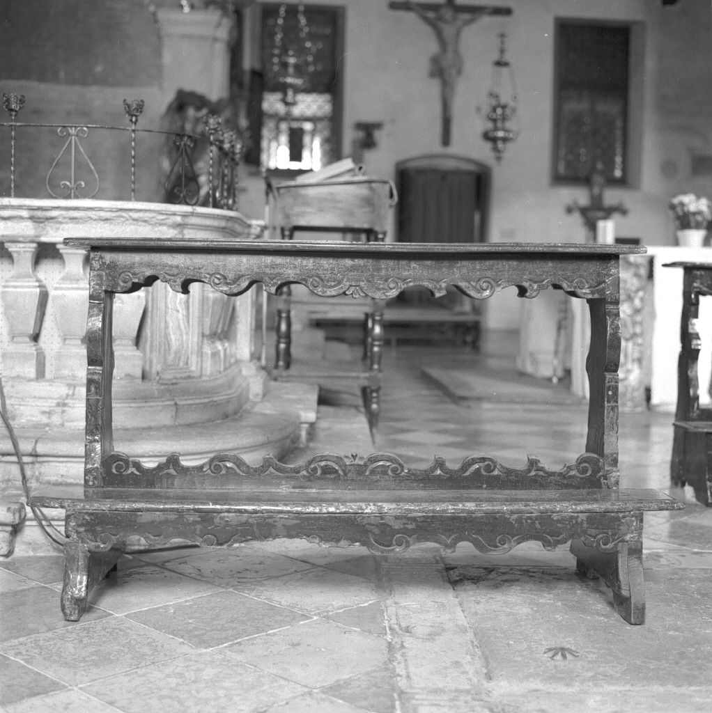 inginocchiatoio - ambito veneto (sec. XVIII)