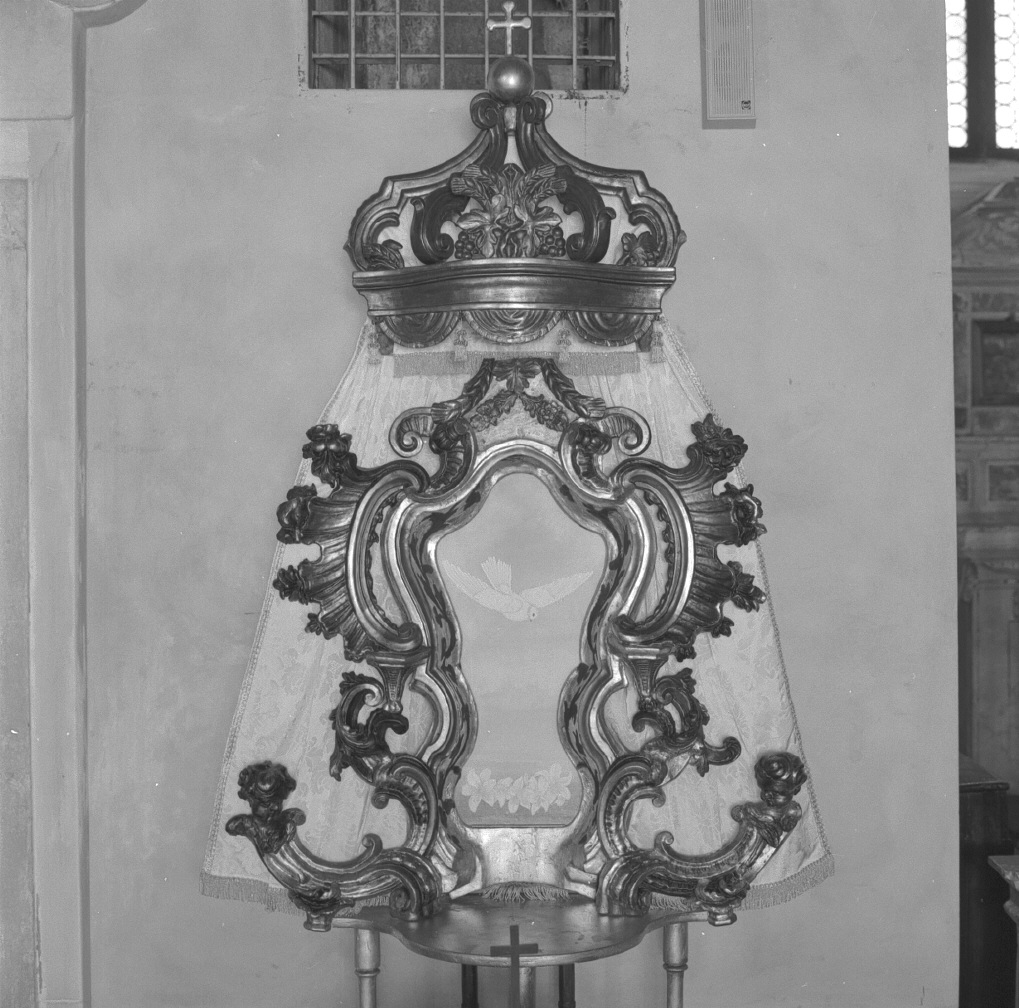 tronetto per esposizione eucaristica - ambito veneto (sec. XVIII)