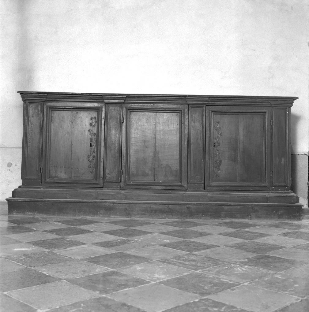 bancone - ambito veneto (sec. XVIII)