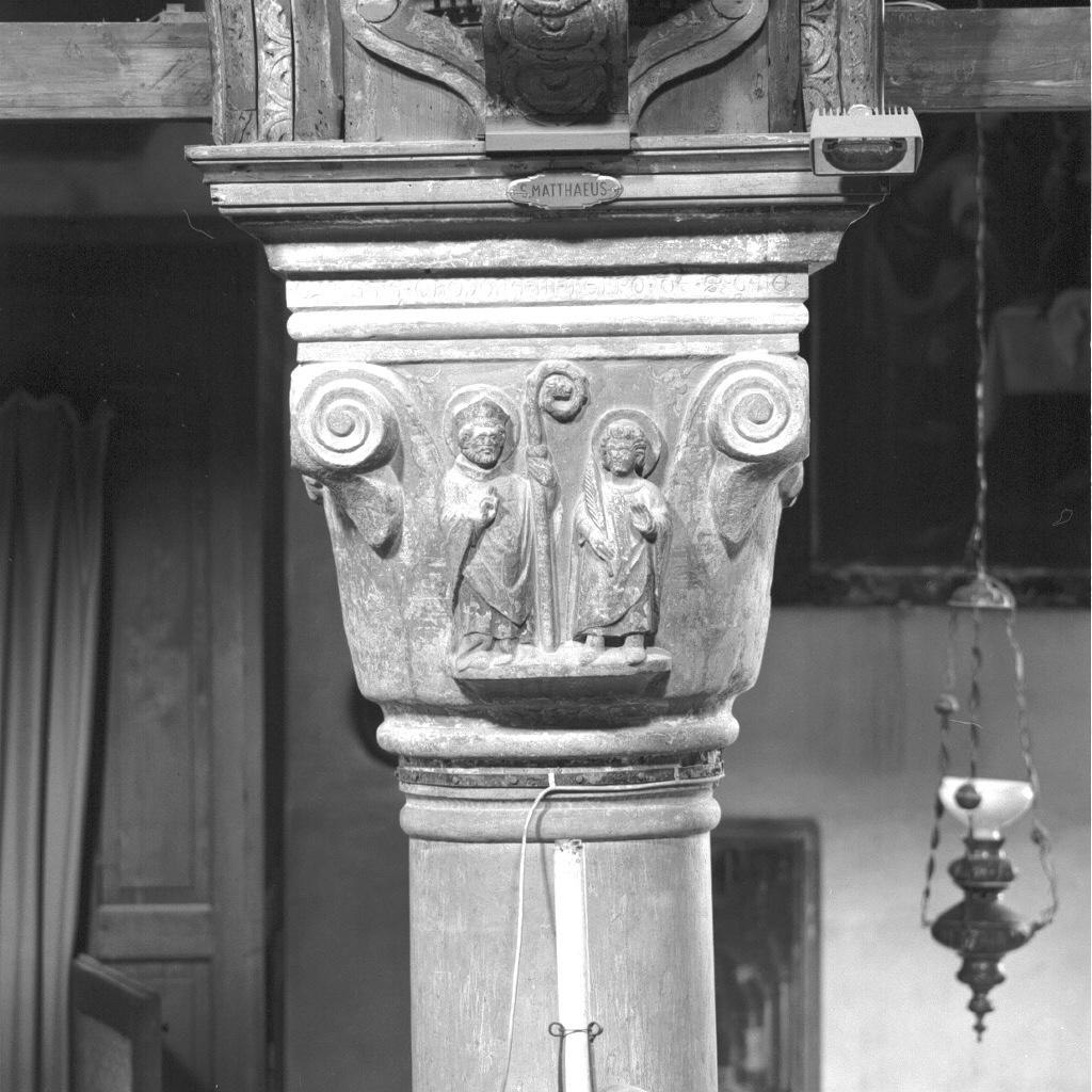 San Nicolò e San Niceta (capitello) - ambito veneto (sec. XIV)