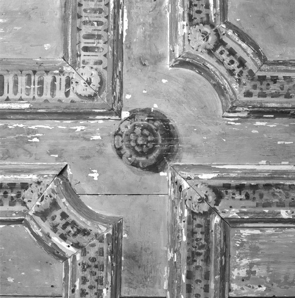 motivo decorativo geometrico (decorazione pittorica) - ambito veneto (sec. XVIII)