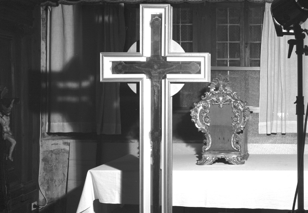 Cristo crocifisso (croce processionale) - ambito veneto (sec. XVI)