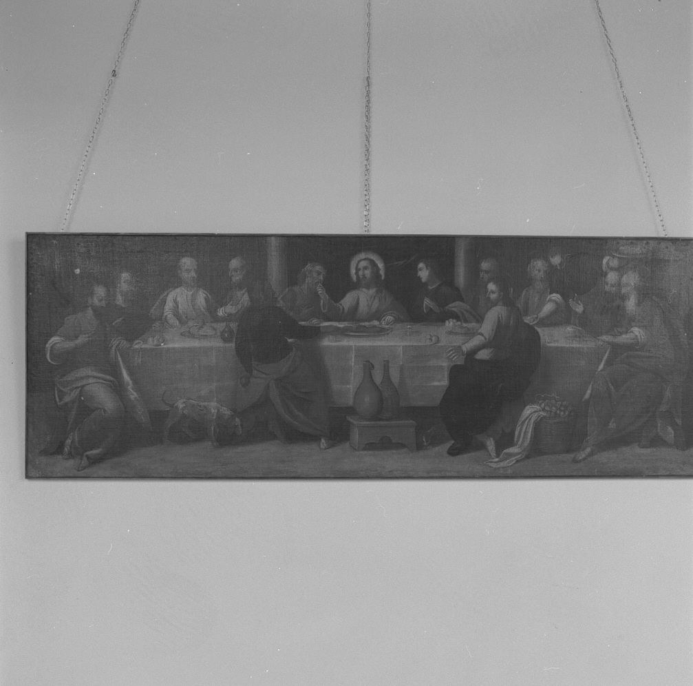 ultima cena (dipinto) - ambito veneto (sec. XVII)