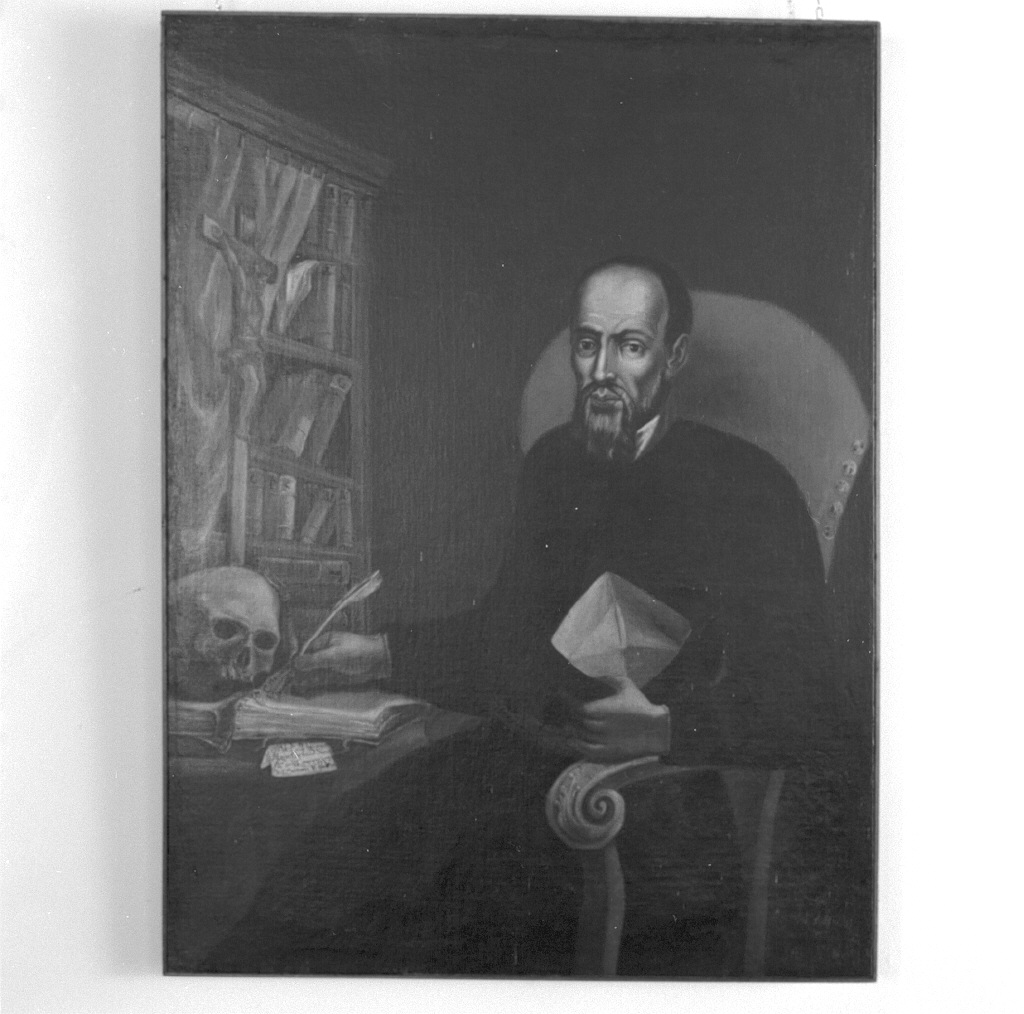 ritratto di ecclesiastico (dipinto) - ambito veneto (sec. XIX)