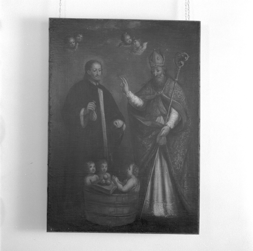 San Nicola di Bari e Sant'Acotanto (dipinto) - ambito veneto (secc. XVII/ XVIII)