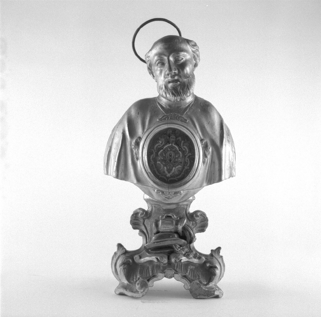 Santo (reliquiario - a busto) - ambito veneto (secc. XVIII/ XIX)