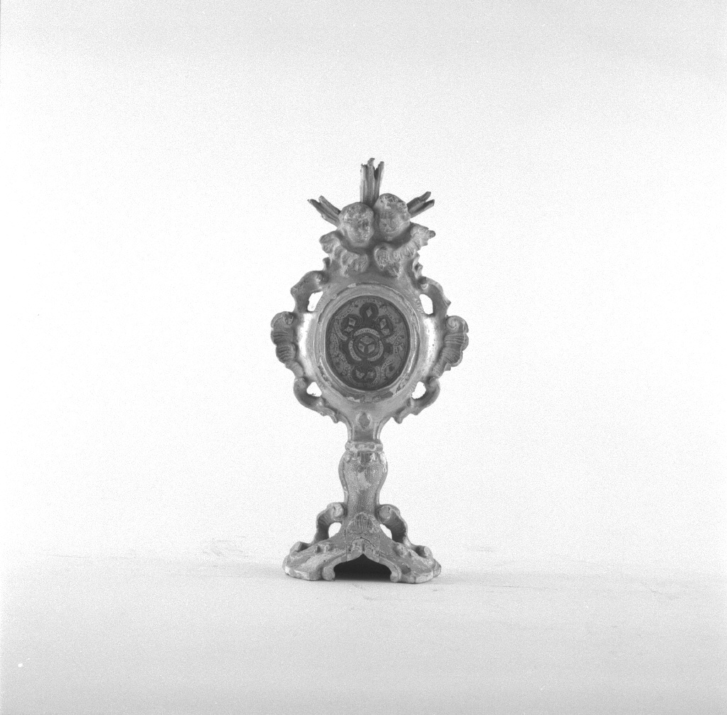 reliquiario - a ostensorio - ambito veneto (sec. XVIII)