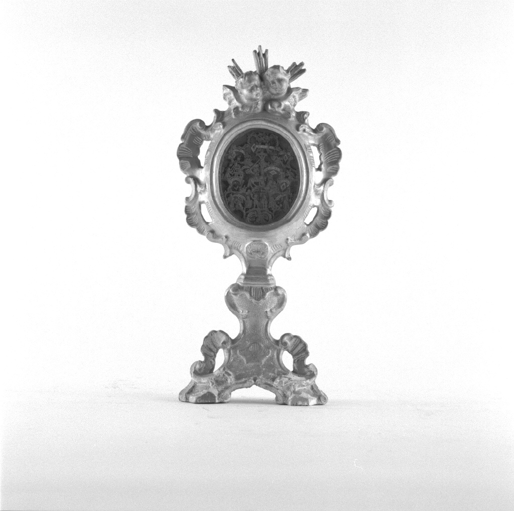 reliquiario - a ostensorio, serie - ambito veneto (sec. XVIII)