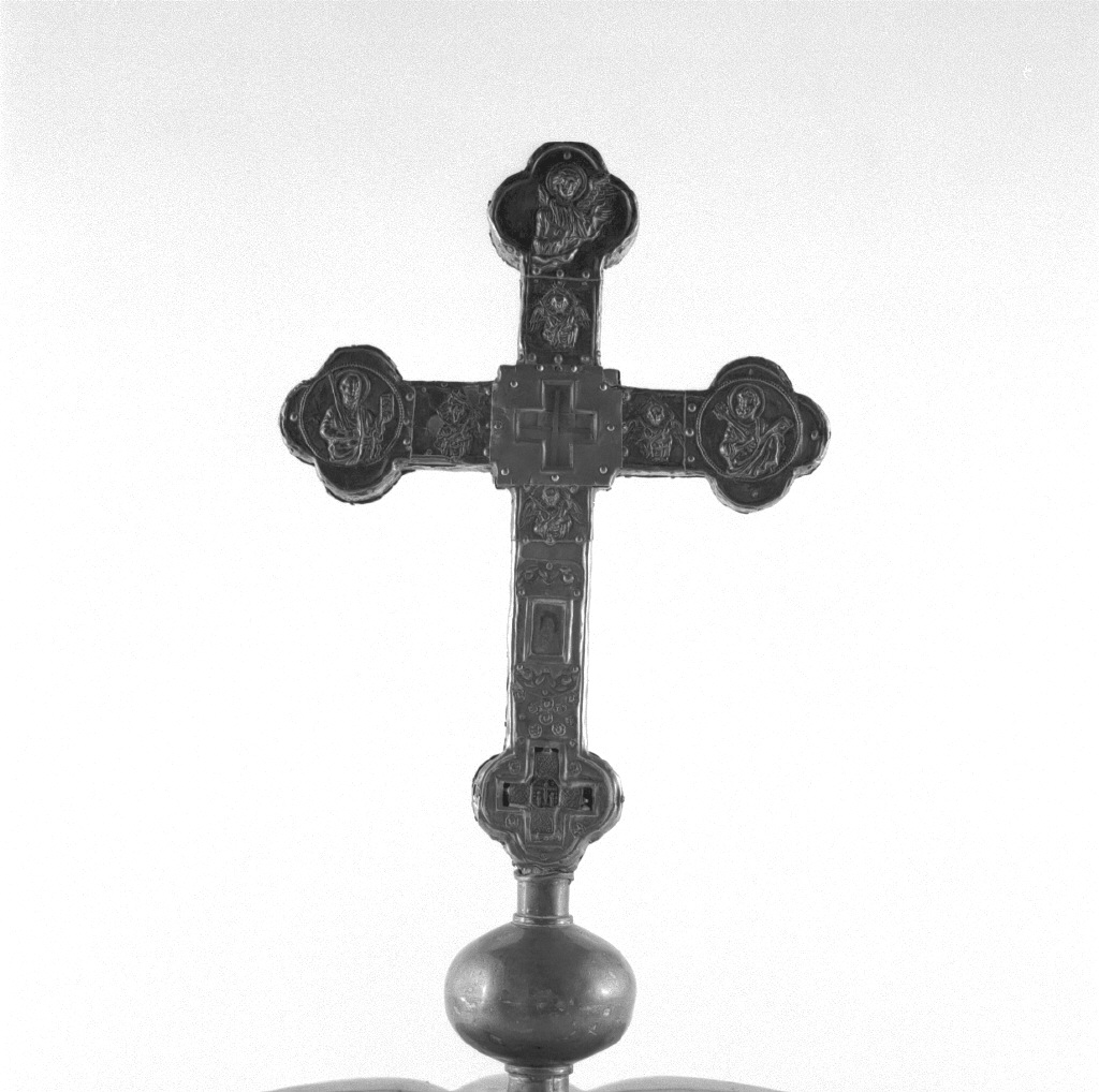 angeli, San Paolo e San Pietro (croce processionale) - ambito veneto (?) (sec. XIV)