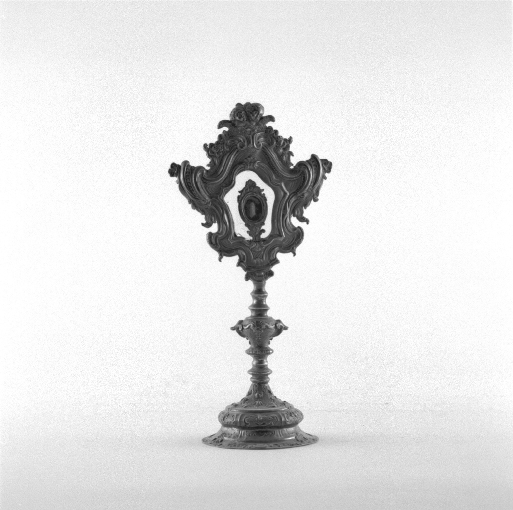 reliquiario - a ostensorio - ambito veneziano (sec. XVIII)