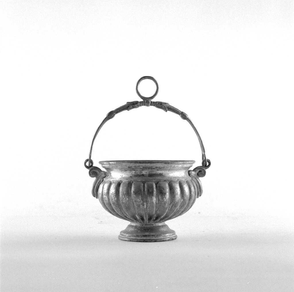 secchiello per l'acqua benedetta - ambito veneto (sec. XIX)