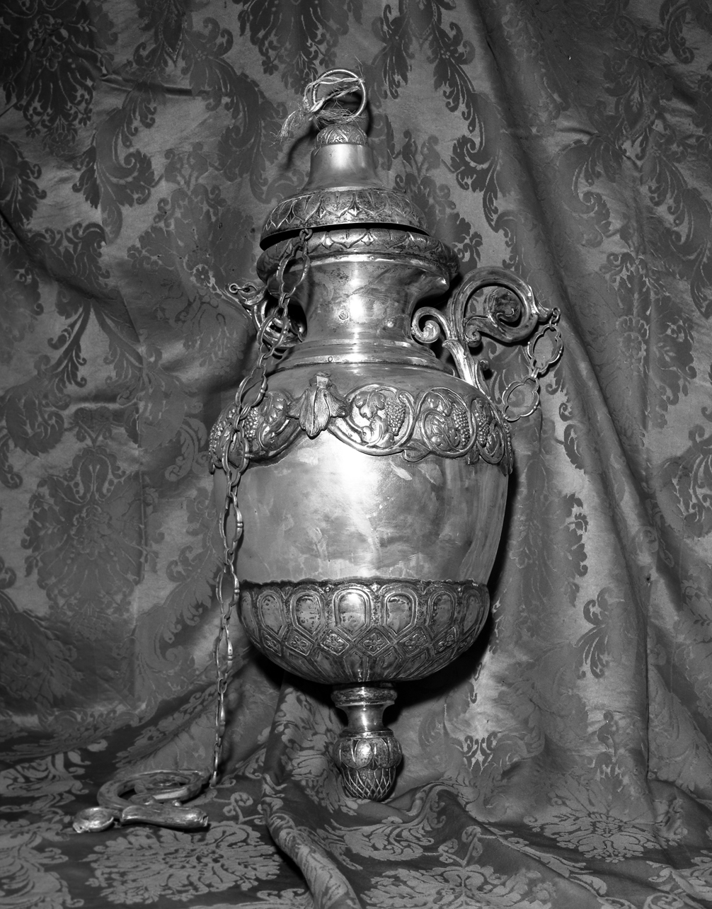 lampada pensile - bottega veneta (fine/inizio secc. XIX/ XX)