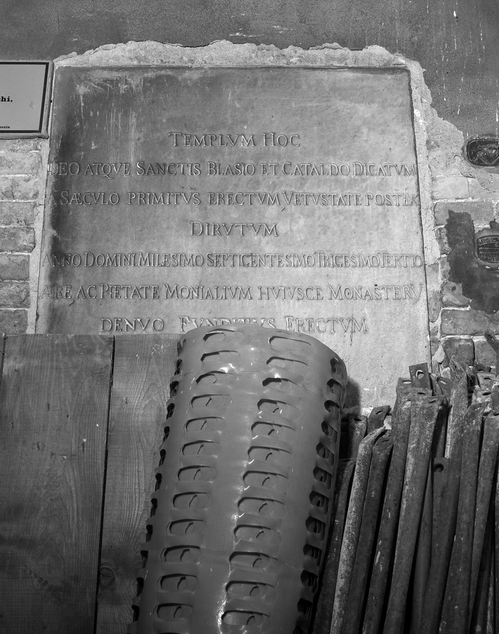 lapide commemorativa - ambito veneto (sec. XVIII)