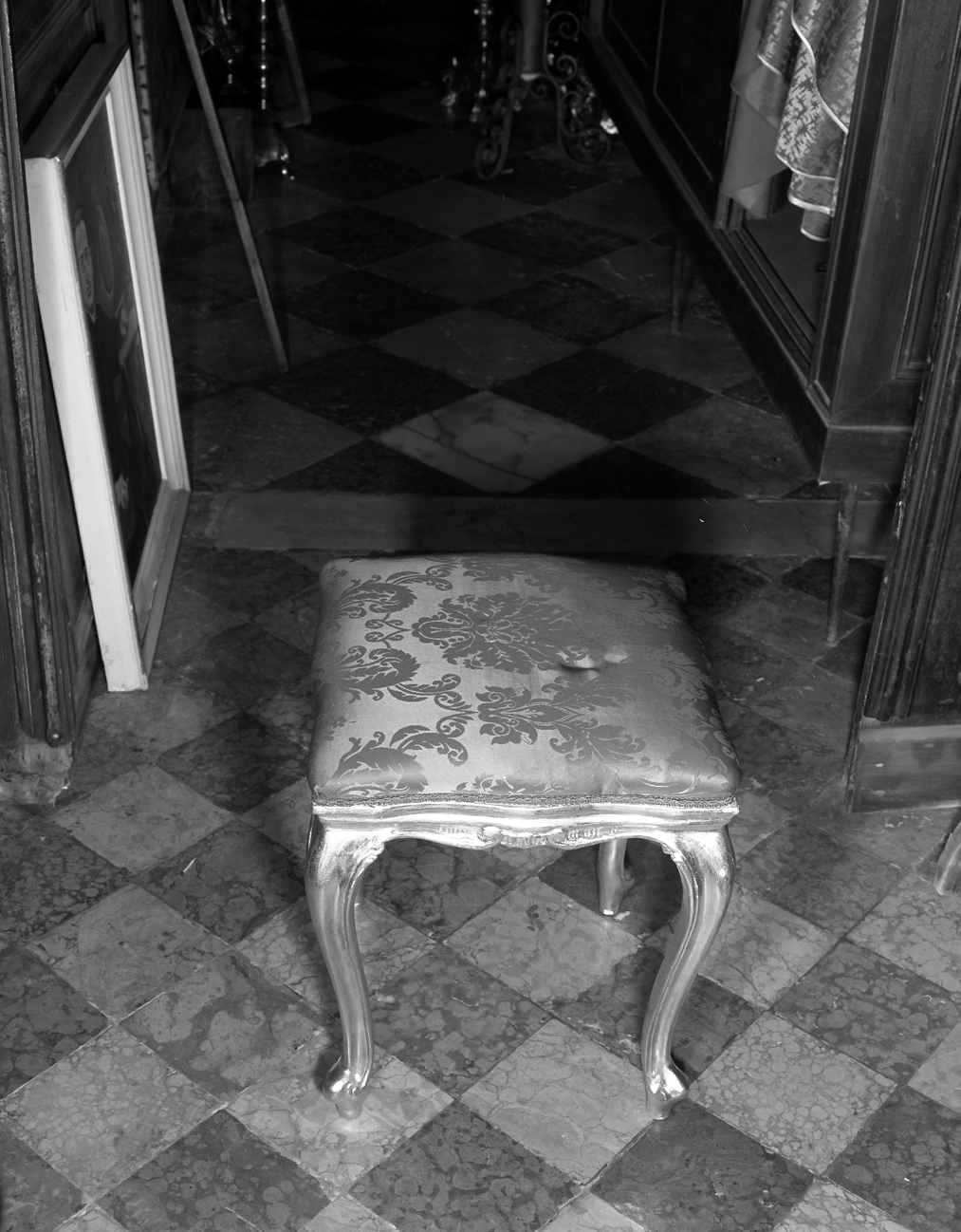 sgabello - ambito veneto (sec. XVIII)