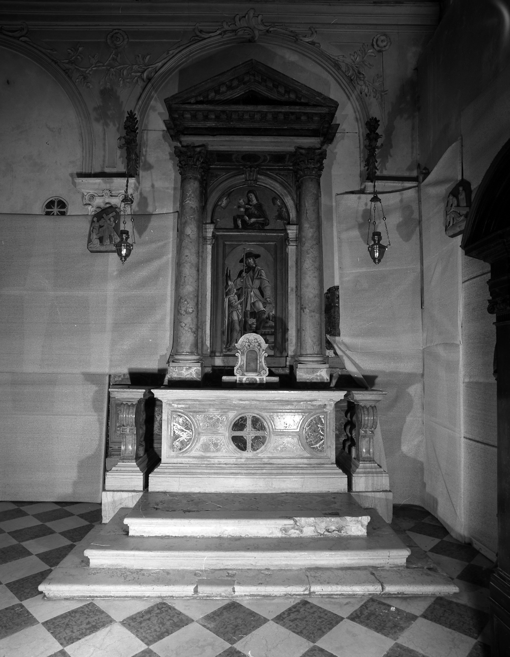 altare, insieme - ambito veneto (sec. XVII)
