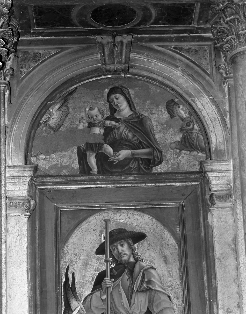 Madonna con Bambino (dipinto) di Vivarini Bartolomeo (sec. XV)