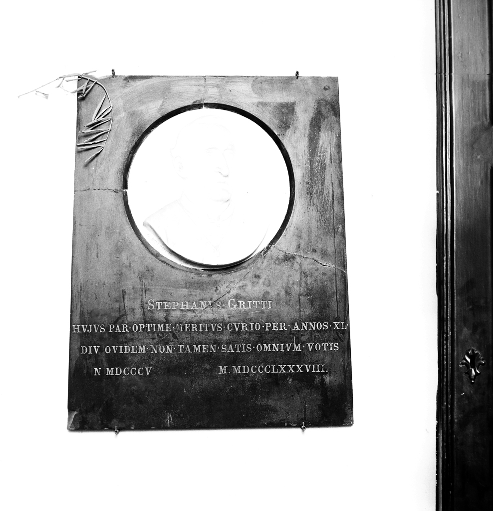 lapide commemorativa - ambito veneto (sec. XIX)